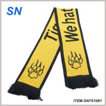 100% Acrylic Knitted Custom Design Promotional Scarf